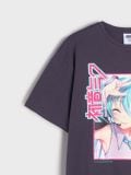 T-shirt Hatsune Miku - dark grey - SINSAY - small11