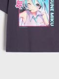 T-shirt Hatsune Miku - dark grey - SINSAY - small8