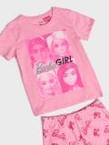 Σετ πιτζάμας Barbie - ροζ παστελ - SINSAY - small2
