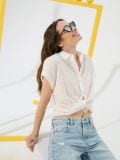 Srajčna bluza - bela - SINSAY - small4