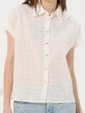 Srajčna bluza - bela - SINSAY - small1