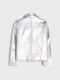 Biker-jakk - hõbedane - SINSAY - small3