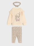 Ζέρσεϊ σετ Bambi - κρεμ - SINSAY - small1