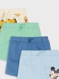 Σορτς 4 pack Mickey Mouse - μπλε παλ - SINSAY - small35