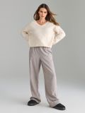 Püksid wide leg - beež - SINSAY - small3