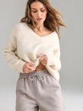 Püksid wide leg - beež - SINSAY - small4