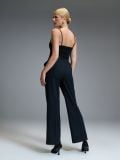 Eleganckie spodnie w paski - granatowy - SINSAY - small2