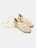 Sandale na punoj peti - krem - SINSAY - small3