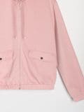 Püstkrae ja lukuga dressipluus soft touch - pastellroosa - SINSAY - small10