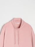 Püstkrae ja lukuga dressipluus soft touch - pastellroosa - SINSAY - small12