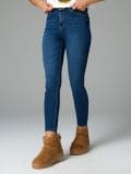 Skinny farmerke - mornarsko - SINSAY - small3