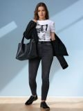 Skinny farmerke - sivo - SINSAY - small1