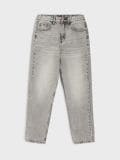 Jeansy mom high waist - szary - SINSAY - small5