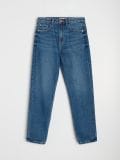 Jeansy mom high waist - granatowy - SINSAY - small5