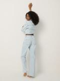 Farmerke visokog struka - plava - SINSAY - small3