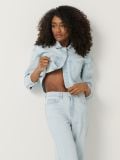 Farmerke visokog struka - plava - SINSAY - small4