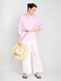 Linasegust särk regular fit - tolmroseepunane - SINSAY - small5