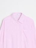 Linasegust särk regular fit - tolmroseepunane - SINSAY - small8