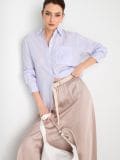 Srajca regular fit iz mešanice lana - modra - SINSAY - small5