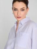 Srajca regular fit iz mešanice lana - modra - SINSAY - small6