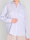 Srajca regular fit iz mešanice lana - modra - SINSAY - small1