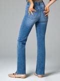Kavbojke flare - modra - SINSAY - small2