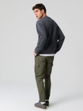 Kavbojke regular jogger fit - temno zelena - SINSAY - small2