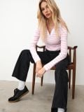 Wide leg farmerke - crno - SINSAY - small2