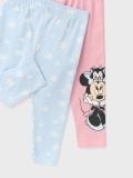Komplet 2 parov legic Mickey Mouse - roza - SINSAY - small2