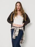 Jeansy wide leg - granatowy - SINSAY - small3