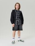 Σορτς straight fit - γκρι - SINSAY - small1