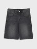 Σορτς straight fit - γκρι - SINSAY - small2
