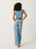 Τζιν cargo - μπλε τζιν - SINSAY - small8