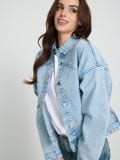 Kurze Jeansjacke - Blau - SINSAY - small4