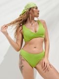Dvodelne kopalke - rumeno zelena - SINSAY - small1