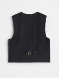 Vestă cu vâscoză - negru - SINSAY - small5
