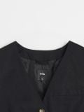 Vestă cu vâscoză - negru - SINSAY - small14