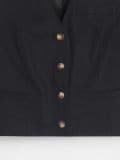 Vestă cu vâscoză - negru - SINSAY - small15