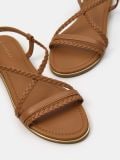 Sandale sa pletenim trakama - braon - SINSAY - small4