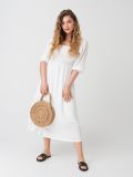Midi obleka - krema - SINSAY - small2