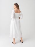 Midi obleka - krema - SINSAY - small3