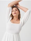 Midi obleka - krema - SINSAY - small4
