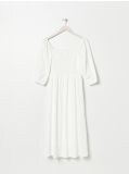 Midi obleka - krema - SINSAY - small5