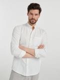 Regular fit särk - kreemvalge - SINSAY - small1