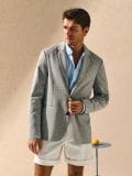 Sako slim fit - siva - SINSAY - small6