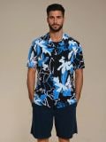 Camicia in viscosa a maniche corte - nero - SINSAY - small5