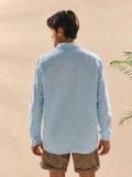 Pamukna regular fit košulja - svijetlo plava - SINSAY - small2