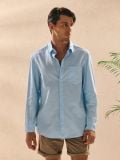 Pamukna regular fit košulja - svijetlo plava - SINSAY - small3
