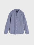 Pamučna regular fit košulja - svetlo siva - SINSAY - small6