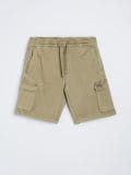 Cargo šorc - tamno zelena - SINSAY - small6
